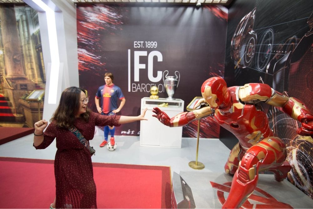 C&aacute;c bức tượng tại đ&acirc;y được chế t&aacute;c tinh xảo, sống động như thật